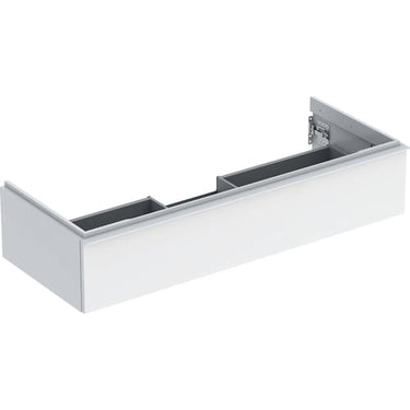 Geberit Icon vaskeskab 1184 x 476 x 247 mm 1 skuffe hvid højkomprimeret trelags-spånplade lakeret blankpoleret - 1
