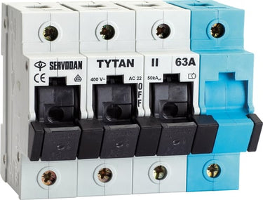 TYTAN II - Gruppeafbryder 3 pol+N bulk indeholdende 27 stk. - 1