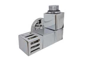 KRISS 4K2 Rum termostatventilsæt 1/2" V/L fremløb højre krom - 1