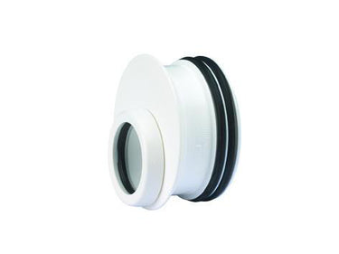 Wavin universalovergang PP 50 x 32 mm hvid - 1