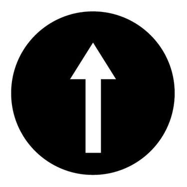 Linse med pil op symbol - 1