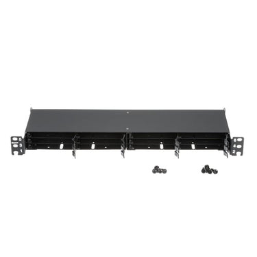 HD Flex 19" panel 1U for 12 kassetter (max 144 fiber) sort - 1