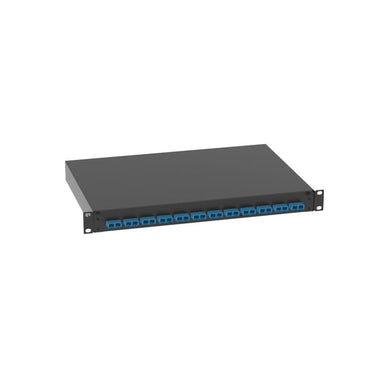 Fiberboks premonteret med 12x SC OS2 adapter duplex blå - 1