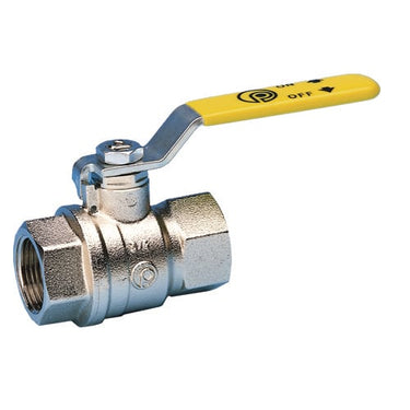 Pettinaroli kuglehane m/lige greb gas G51 muffe 1" - 1