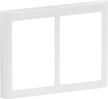 LK FUGA antibakteriel SOFT designramme 2x1,5 modul hvid - 1