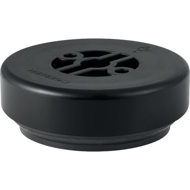 PEH dæksel Geberit 110 mm m/gevind sort - 1