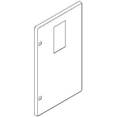 Tabula låge for måler 3X5M blå - 1