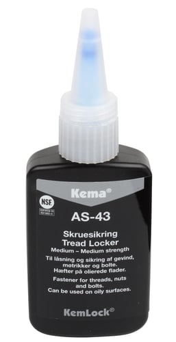 Kemlock Låsevæske AS-75 stærk 50ML Nr 67355 - 1