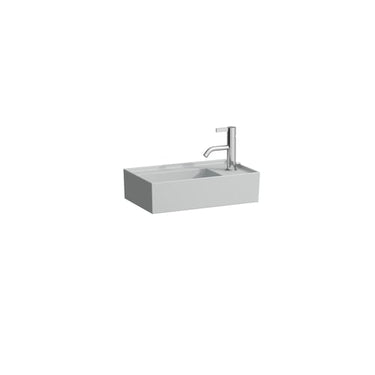 LAUFEN Kartell By LAUFEN asymmetrisk håndvask 46 x 28 cm mat grå - 1
