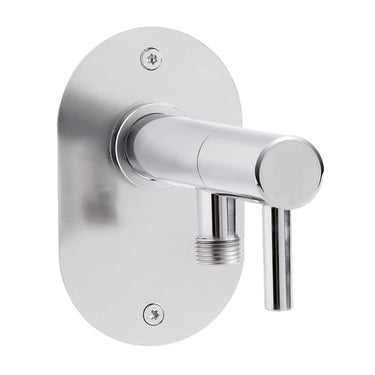 Frostline Duo Wall posteventil 1/2x300-550mm el-poleret blank rf stål - 1