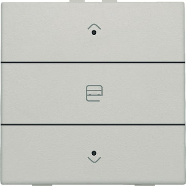 Motortryk enkelt med LED light grey NHC - 1