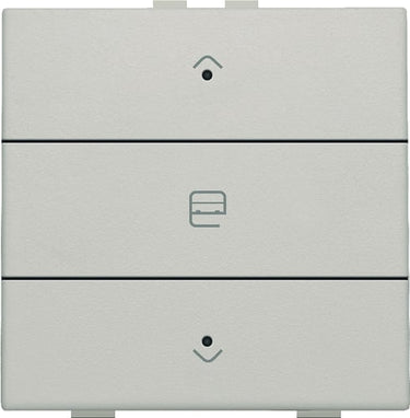 Motortryk enkelt med LED light grey NHC - 1