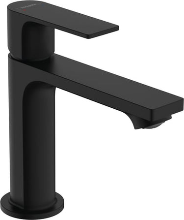 hansgrohe Rebris E 1-grebs håndvaskarmatur 110 m/løft-op bv mat sort - 1