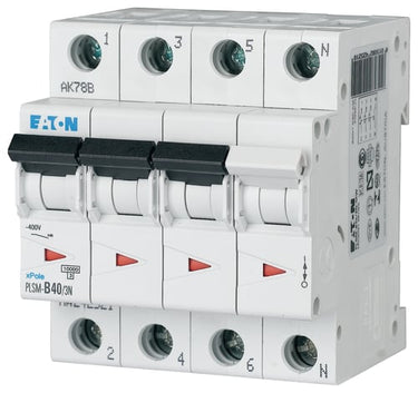 Automatsikring 40A 3P+N C 4M 6KA - 1