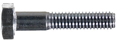 M6X30 DIN 931 stålbolt elgalvaniseret - 1