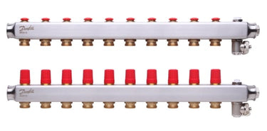 Danfoss gulvvarmemanifold 10+10 SSM - 1