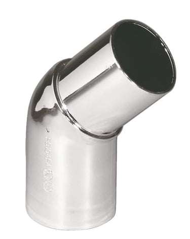 Purus vinkel 45° 32 mm forkromet PP/TPE med spidsende - 1