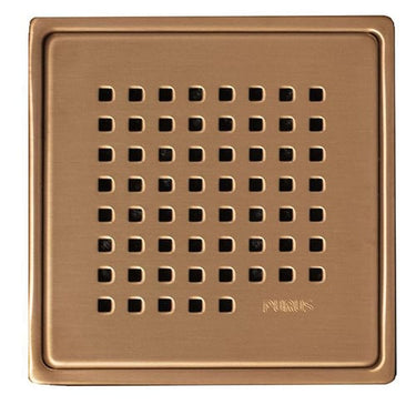 Purus ramme/rist PVD kobber CHESS 150 x 150 mm - 1
