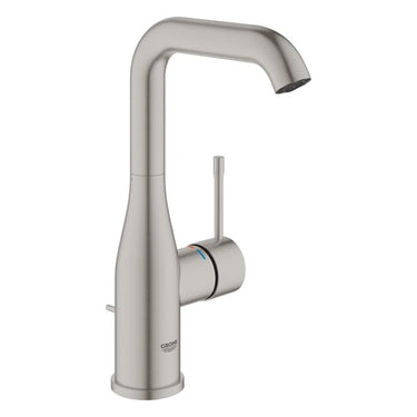 GROHE Essence etgrebs håndvaskarmatur 127 mm tud m/bv Supersteel messing - 1