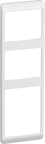 OPUS 66 ramme kombi 3,5 modul lodret hvid - 1