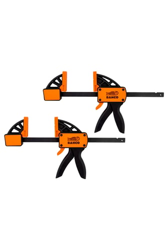 Bahco Micro Enhåndstvinge quick 115 mm max tryk 18kg 2pk - 1