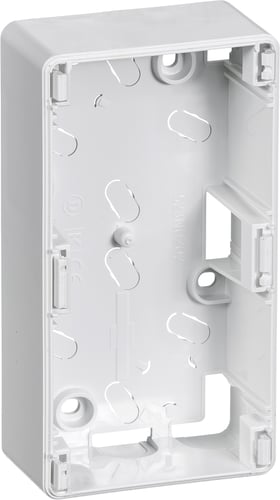 OPUS 66 underlag kombi 2 modul 34 mm højt hvid - 1