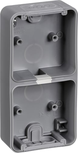 OPUS 74 Industri underlag 2 modul lodret lys mellemgrå - 1