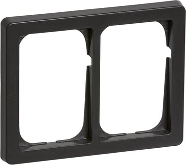 FUGA ramme Baseline 63 1,5 modul vandret dobbelt koksgrå - 1