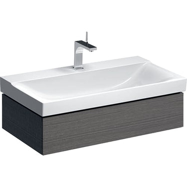 Geberit XENO² vaskeskab 880x220x462mm m/skuffe scultura-grå spånplade melamin 500.508.43.1 - 1