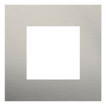 Ramme 1-modul Pure stainless steel on anthracite - 1