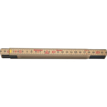 Hultafors Tommestok 2M 59-2-10 mm/mm træ - 1