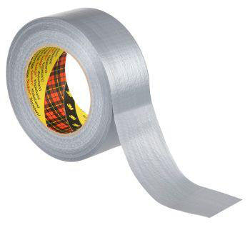 Scotch® Lærredstape 2903 Sølv 48 mm x 50 m 24 rl/krt - 1