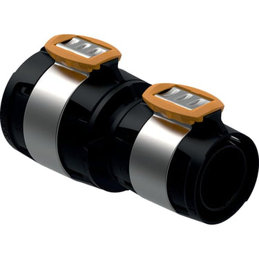 Geberit FlowFit reduktion 63 x 50 mm sort PPSU - 1