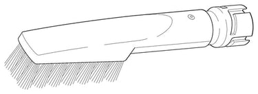 Børste plastic ø36 23cm prof - 1