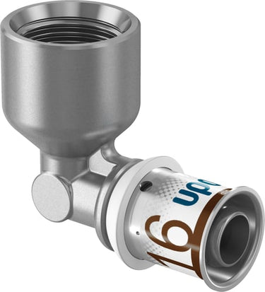 Uponor S-Press PLUS presvinkel 90° muffe/muffe 16 mm x 1/2" - 1