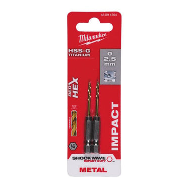 Metalbor SW HSS-G TIN 2,5MM pk a 2stk - 1