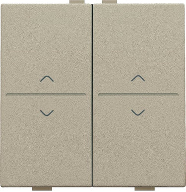 Tangent med pil symboler til 4-tryk champagne coated - 1