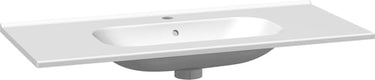 Dansani Luna Kantate porcelænsvask 101 cm hvid - 1