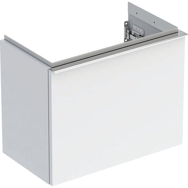 Geberit Icon vaskeskab 520 x 307 x 415 mm 1 skuffe hvid højkomprimeret trelags-spånplade lakeret blankpoleret - 1