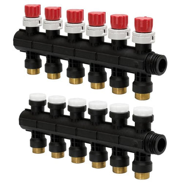 Fordelerrørssæt Uponor PRO Eurokonus 6x3/4 - 1