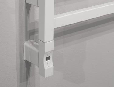 KRISS Nuvo 2 elvarmeelement firkantet profil 600W hvid - 1