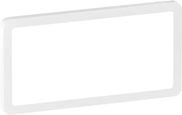 LK FUGA SLIM designramme for 2 moduls indsatse hvid - 1