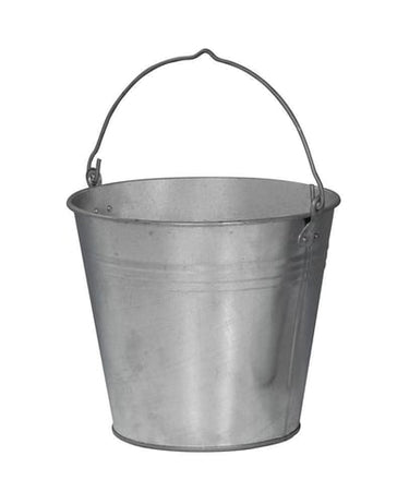 Spand galvaniseret 12 liter med transporthåndtag - 1