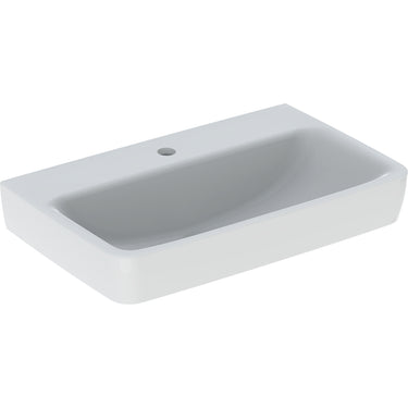 Geberit Renova Compact håndvask t/møbel 650 x 400 x 175 mm hvid porcelæn - 1