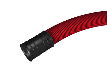 Kabelrør vinkel 110mm 1,5m 15-90° sort korrugeret dobbeltvægget rør HDPE 750N - 1