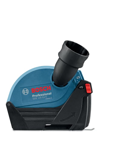 Blå Bosch Støvadapter GDE 125 EA-S t/vinkelsliber - 1