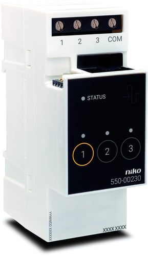 Analogt indgangsmodul 3x0-10V NHC - 1