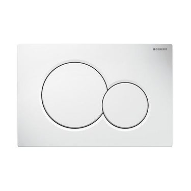 Geberit Sigma01 betjeningsplade Alpinhvid - 1