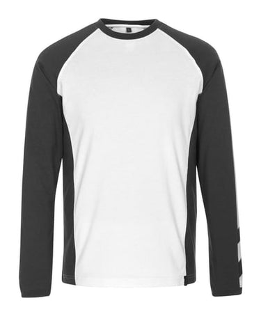 T-shirt Bielefeld Langærmet hvid/antracit XL - 1