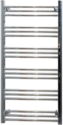 KRISS Skandi håndklæderadiator 1140x600mm buet forkr - 1